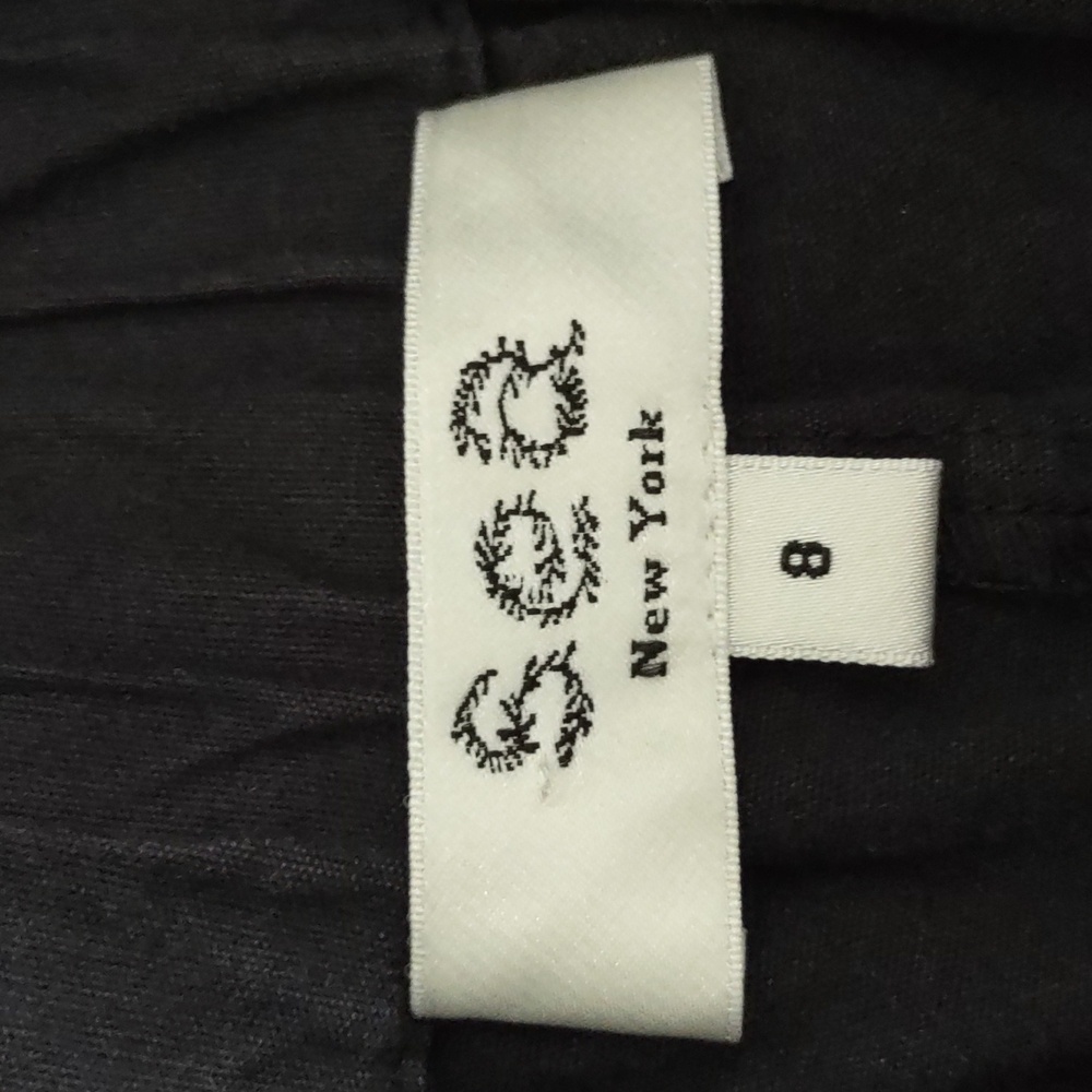 Sea New York Size 8 Kiara Light Black High Rise 100% Cotton Eyelet Shorts - Picture 4 of 16